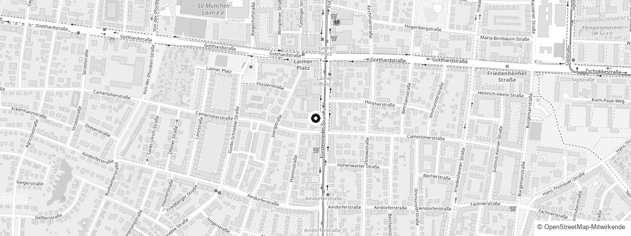 Mappa che mostra la posizione di Isabels Beauty Club, Fürstenrieder Str. 82, Monaco di Baviera-Laim